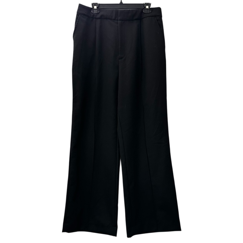 NWT House of CB Pants Alivia Black Wide Leg Wool Blend Women’s Size Large